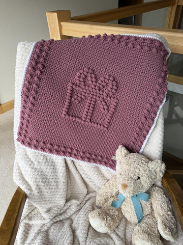 Gift Wrapped Baby Blanket.