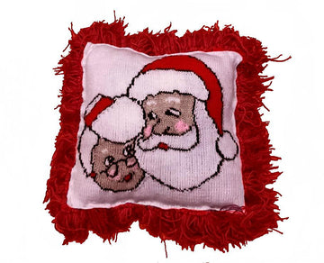 Mr & Mrs Santa Cushion