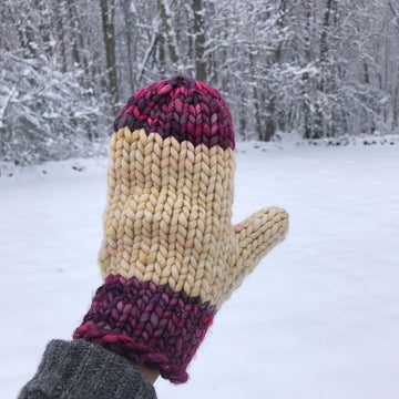 Color Block Mittens