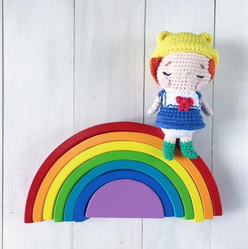 Makoto the magical girl amigurumi crochet pattern by amigurumei