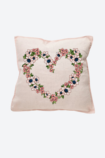 Floral Heart in DMC - PAT0157 - Downloadable PDF