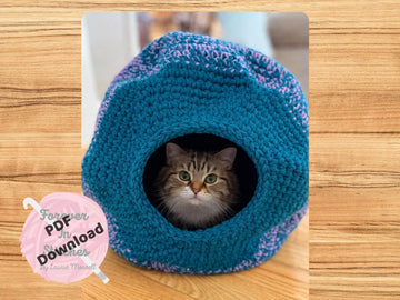 Cozy Cat Pod Crochet Pattern