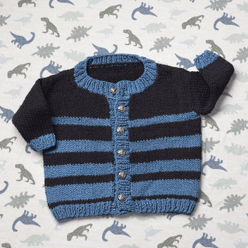 1232 Great Basin - Cardigan Knitting Pattern for Babies in Valley Yarns Montague