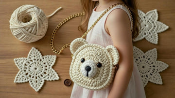 Crochet Bear Bag Pattern PDF + Video Tutorial | Cute Animal Bag