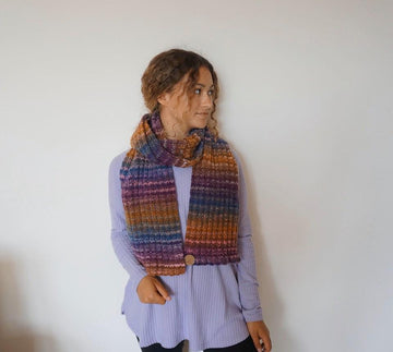 Jewel beaded scarf
