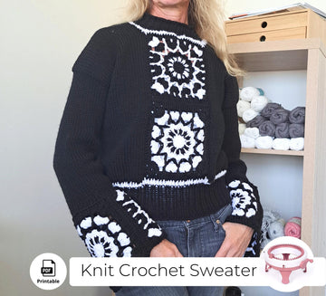 Circular Knitting machine sweater