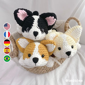 Corgi, Amigurumi Dog Puppy