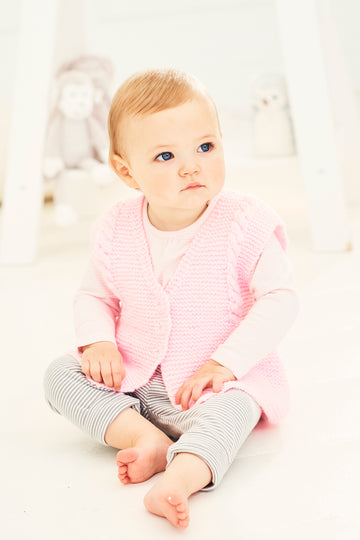 Jacket and Waistcoat in Stylecraft Special for Babies DK - 9680 - Downloadable PDF