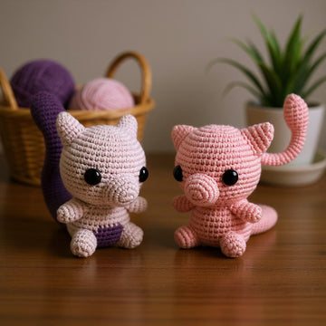 VinCrafty's Mew & Mewtwo Pattern