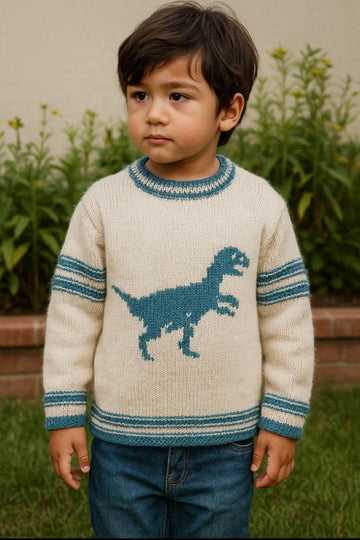 Velociraptor on a Sweater