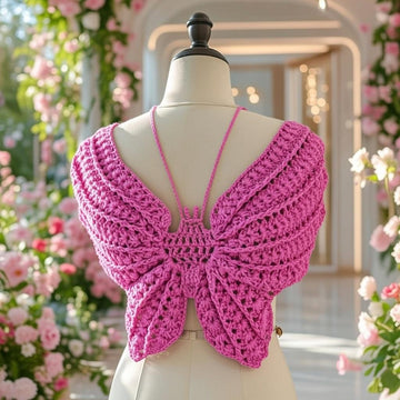 Crochet Bra Top Pattern PDF + Video Tutorial – Crop Top & Bikini Bralette DIY