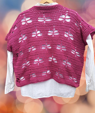 Dragonfly Crochet Waistcoat