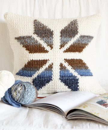 Snowflake cushion