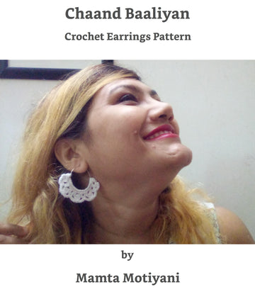 Chaand Baaliyan Earrings Crochet Pattern