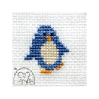 Mouseloft Quicklets - Penguin Cross Stitch Kit - 3in