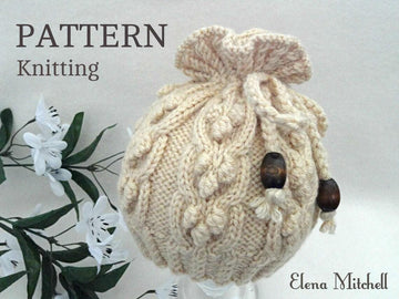 Knitting PATTERN Knitted Baby Beanie