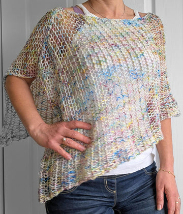 Honeycomb Lace Poncho