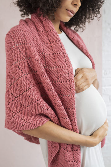 Rose Shawl in Rowan Cotton Wool - RB003-00002-ENP - Downloadable PDF