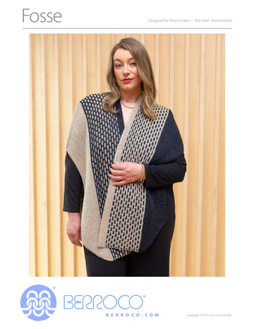 Fosse Shawl in Berroco Mirelle - Downloadable PDF