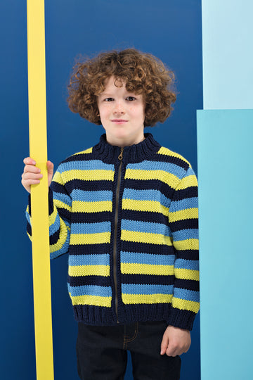Zipped Jacket in Bergere de France Ideal - 72680-05 - Downloadable PDF