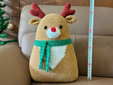 Christmas Pillow Reindeer