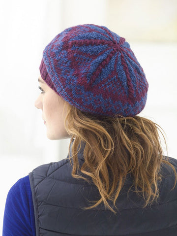 Gretchen's Easy Tam Hat in Lion Brand Heartland - L40074B