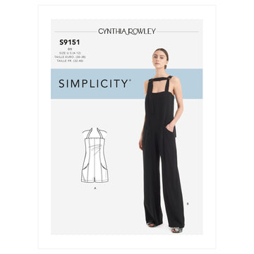 Simplicity Misses' Jumpsuit & Romper S9151 - Sewing Pattern
