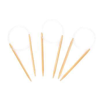 Clover Bamboo Fixed Circular Needles 60cm (24in) (1 Pair)