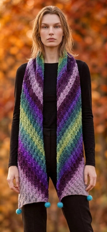 C2C Crochet Scarf