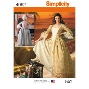 Simplicity Women's Costumes 4092 - Sewing Pattern