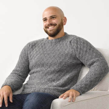 960 Parapet - Jumper Knitting Pattern for Men in Valley Yarns Berkshire Bulky