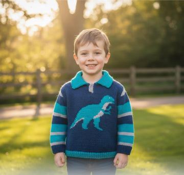 T Rex Sweater and Hat