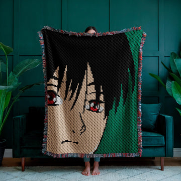 Anime Red Eyes C2C Crochet Blanket Pattern