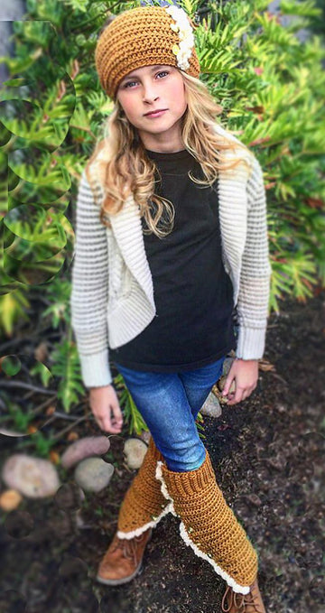 Head Warmer Leg Warmer Set - Stella Set