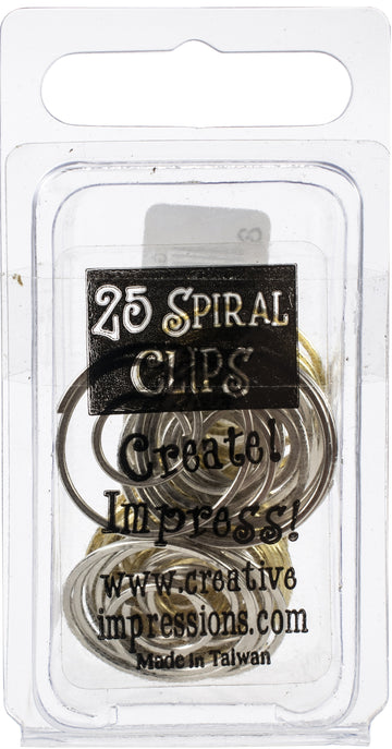 ODDITIES Metal Spiral Clips .75"