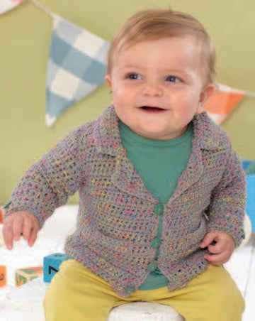 Collared Blazer & Girl's Channel-Style Jacket in Sirdar Snuggly Doodle DK - 4932 - Downloadable PDF