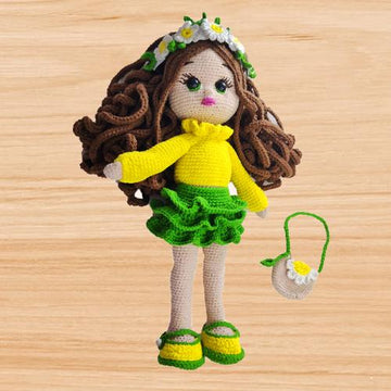 Crochet amigurumi doll