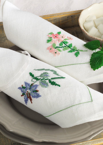 Anchor Aromatic Plants - Thyme and Borage Napkins - 0060044-00901_09 - Downloadable PDF