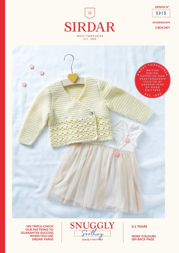 Cardigan in Sirdar Snuggly Soothing - 5315 - Leaflet