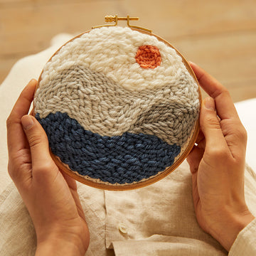 DMC Mindful Making The Mountain Meditation Punch Needle Kit