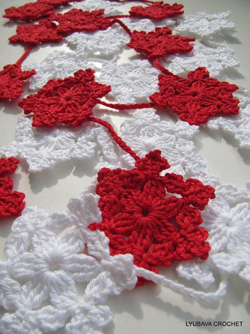 Snowflake Garland "Let it Snow"