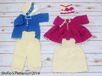 35-Winter Matinee Sets Crochet Pattern #35