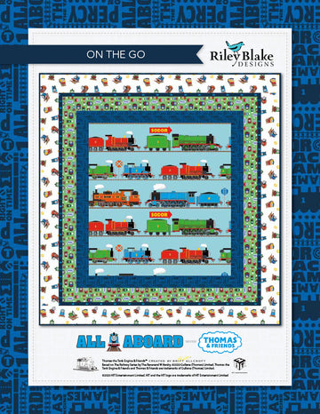 Riley Blake On The Go - All Aboard - Downloadable PDF