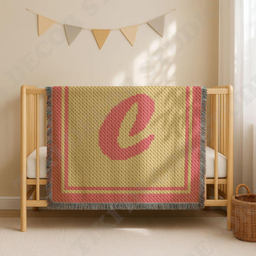 Initial Name Letter C | C2C crochet baby blanket pattern