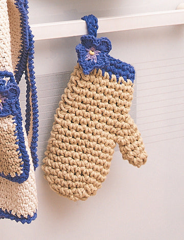 Oven Mitt in Bernat Handicrafter Cotton Solids