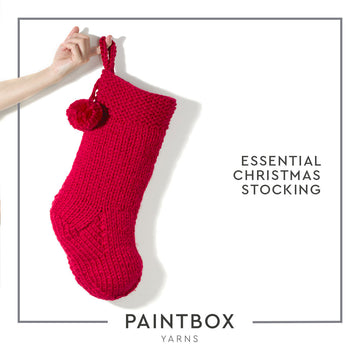 Essential Christmas Stocking - Free Knitting Pattern for Christmas in Paintbox Yarns Simply Super Chunky