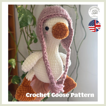 No-Sew Goose Amigurumi Crochet Pattern