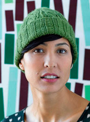 Statement Hat in Lion Brand Wool-Ease - 90537