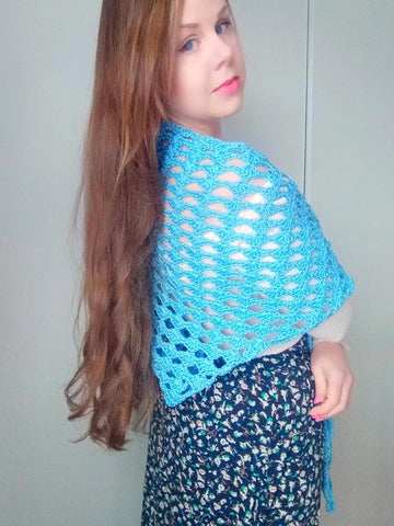 Crochet Therese Prayer Shawl Pattern