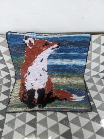 Thoughtful Fox Blanket
